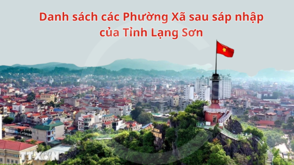 Danh sách các phường xã sau sáp nhập của tỉnh Lạng Sơn