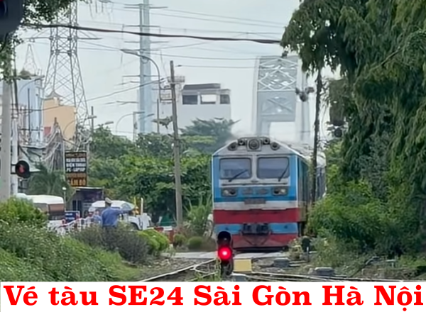 Vé tàu SE24 Sài Gòn Hà Nội